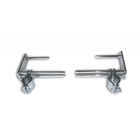 Portarotolo adattabile al lettino in acciaio cromato